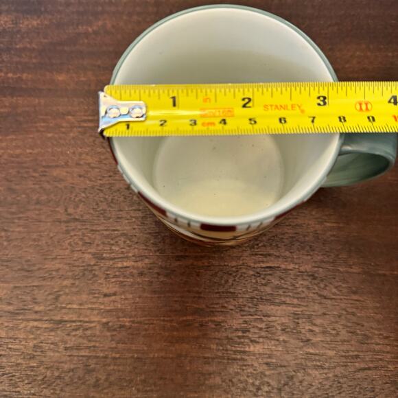 Lenox Winter Greetings Everyday Tartan Tufted Titmouse Christmas Coffee Mug - Picture 11 of 11